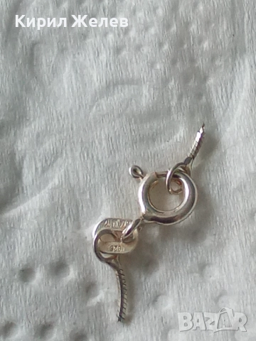 Сребърна карабинка закопчалка 52143