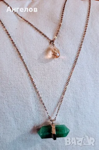 Висулки с полускъпоценни камъни, снимка 3 - Колиета, медальони, синджири - 49372281