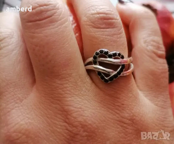 Страхотен сребърен пръстен - модел R003, снимка 2 - Пръстени - 48802775