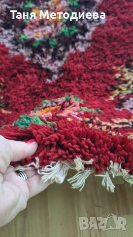 Вълнени ръчно тъкани губери 170 × 155 см и 282×154 см, китеник 1.30/1.93- чисти добре запазени, снимка 3 - Други - 53096971