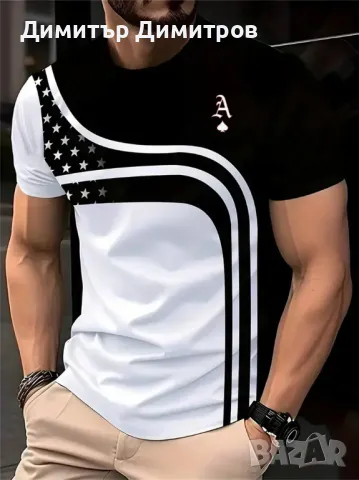 Тениски с двустранен 3 D принт Размер XL 52 -10 лв; 3 броя за 25лв, снимка 12 - Тениски - 50381425