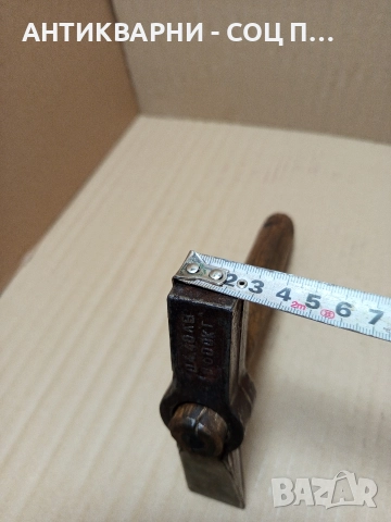 Соц Стар Каменоделски Инструмент Чук 0.700кг., снимка 12 - Антикварни и старинни предмети - 52665736