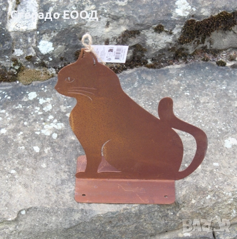 МЕТАЛНА ДЕКОРАЦИЯ КОТКА, снимка 3 - Градински мебели, декорация  - 51921292
