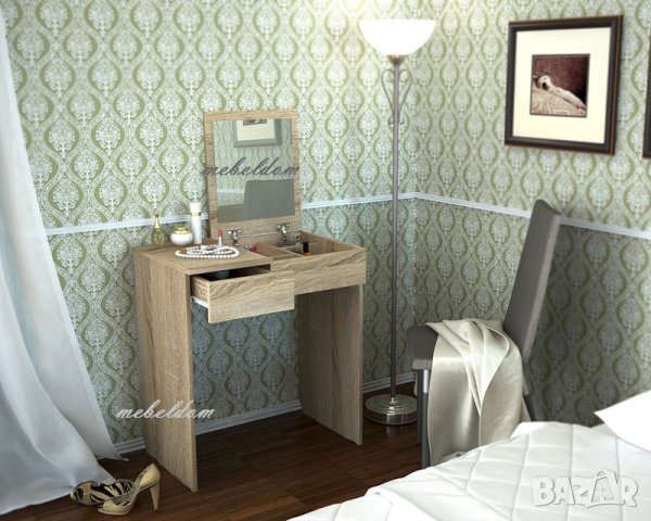 Тоалетка 80см. с огледало и чекмедже(код-1345), снимка 4 - Тоалетки - 28422455