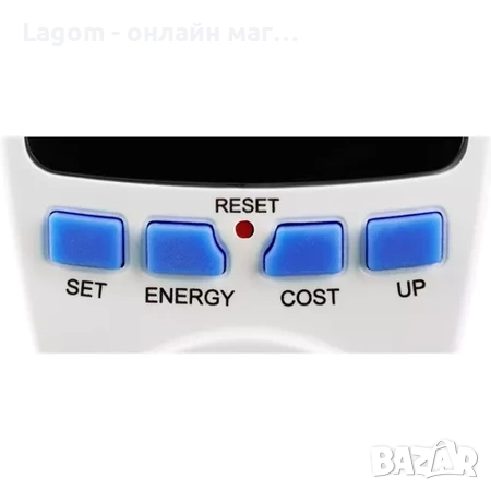 Дигитален ватметър за контрол на консумацията на енергия, цифров дисплей Izoxis, снимка 5 - Друга електроника - 52562496