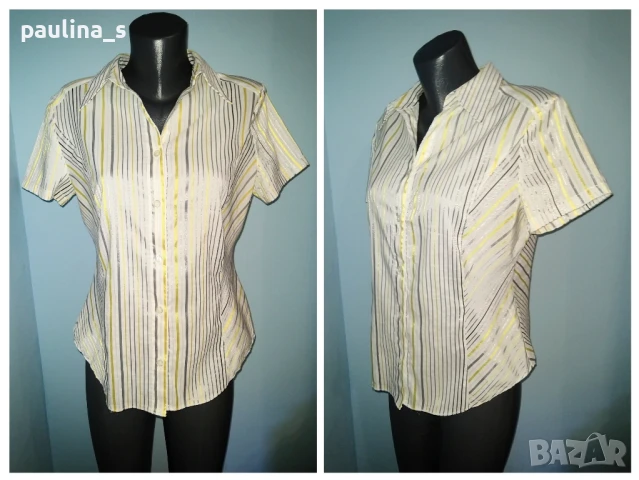 Три различни броя / Вталена дамска риза "Biba", синя и "myOwn" / голям размер , снимка 14 - Ризи - 29615688