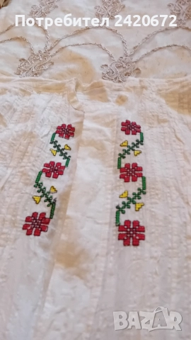 автентична  кенарена риза за  носия