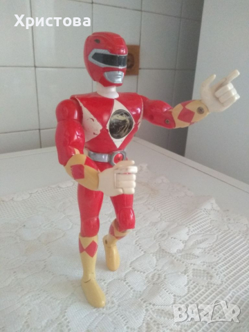 Vintage Red Power Rangers. 1993, снимка 3 - Кукли - 36560418
