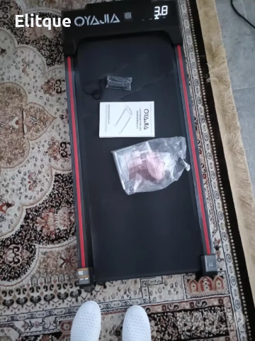 Компактна пътека за бягане с дистанционно , снимка 3 - Фитнес уреди - 52909007