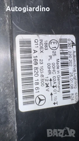 Оригинални Фарове зa Mercedes ML - A1698201861, снимка 2 - Части - 51155290