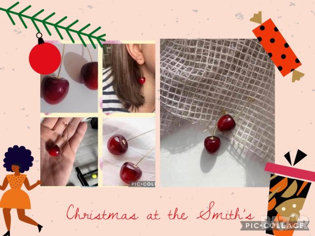 Атрактивни обеци 🍒, снимка 1