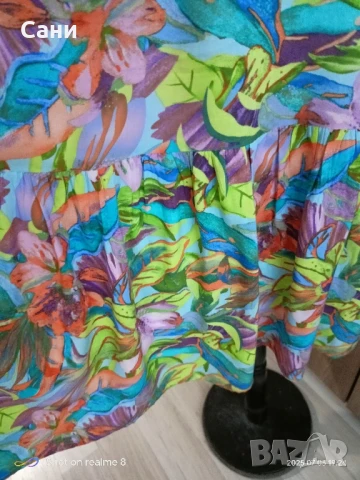 Маркова шарена миди рокля 👗, снимка 5 - Рокли - 50898368