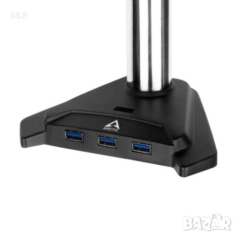 Arctic Стойка за монитор Mount Dual Monitor 4xUSB3.0 - Z2 3D - Gen3, снимка 5 - Монитори - 43188310