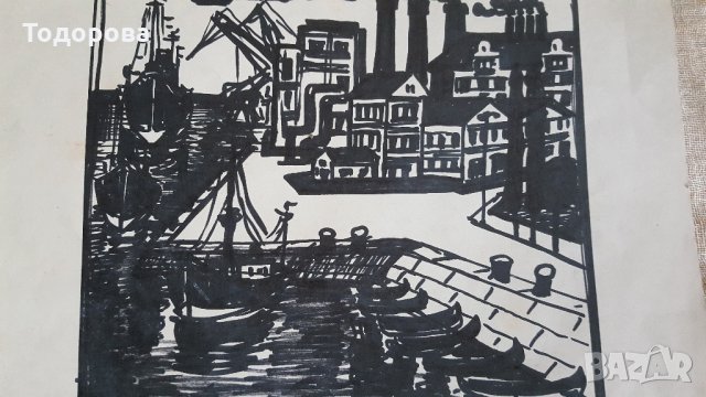 Лот от две графики на стар майстор, снимка 3 - Антикварни и старинни предмети - 26625971