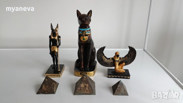 Бастет, египетска богиня на котките, дома, женствеността, плодородието, радостта , снимка 6 - Статуетки - 53470596