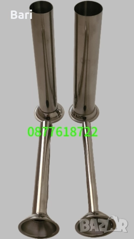 Фунии комплект за пълначки от неръждавейка, снимка 4 - Месомелачки - 51759162