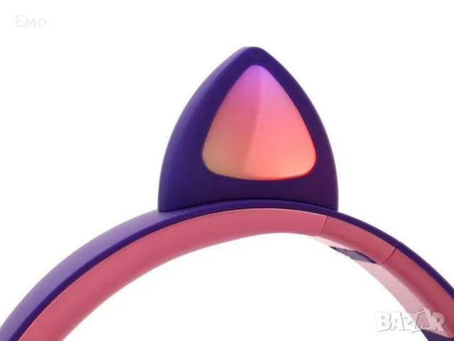 Безжични bluetooth слушалки  с котешки уши за деца BT-023C - EP9, снимка 8 - Bluetooth слушалки - 47826761