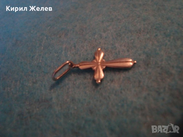СТАРО СРЕБЪРНО КРЪСТЧЕ РЪЧНА МАЙСТОРСКА ИЗРАБОТКА ВИСОКА ПРОБА СРЕБРО 25150, снимка 5 - Антикварни и старинни предмети - 34635591