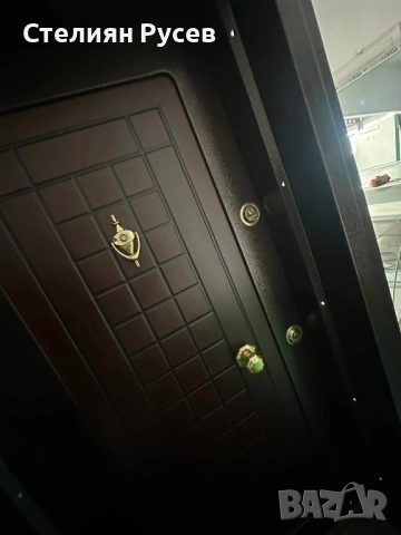 0128 НОВА кави kavi метална входна врата 92/197 см - цена 350 лв или 178,95 евро   има детайли с лек, снимка 4 - Входни врати - 51974797