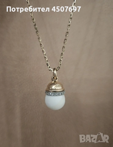 Златна висулка М. Пехин, Диамантено яйце., снимка 2 - Други ценни предмети - 53100434