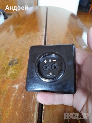 Стар контакт,розетка за радио, снимка 4 - Други ценни предмети - 51486550