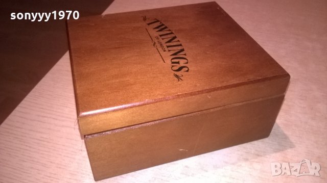 TWININGS OF LONDON-красива дървена кутия-внос англия-19х15х8см, снимка 15 - Колекции - 27086854