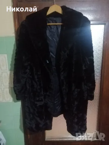 Дамско палто от изкуствена кожа