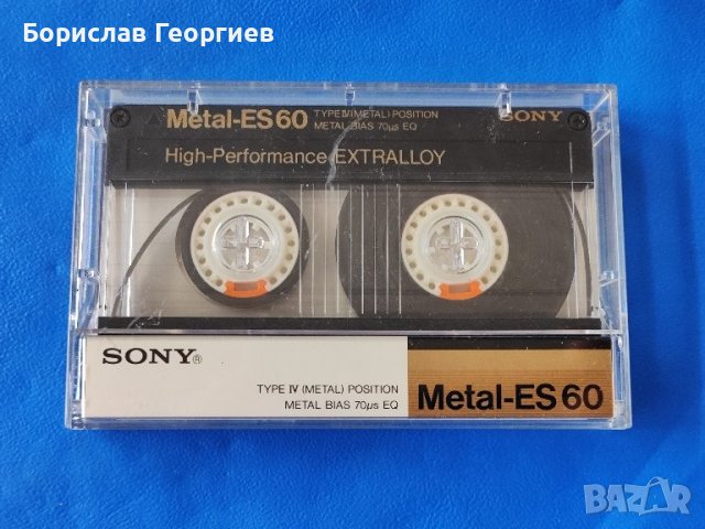 Аудио касетка metal position sony metal-es60, снимка 1 - Аудио касети - 43474606