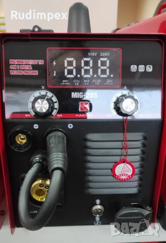 4 в 1, Телоподаващo MIG 285A, Инверторен Електрожен MMA 285A, Аргон LIFT TIG, Плазма за рязане 40А, снимка 8 - Други машини и части - 52719679