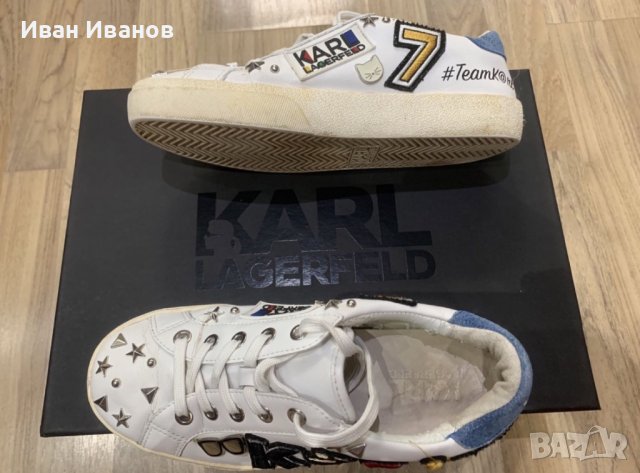 Karl Lagerfeld оригинал 36 номер, снимка 5 - Маратонки - 43914526