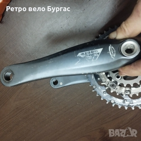 Курбел със средно движение за велосипед Колело Shimano deore lx fc m 572, снимка 5 - Части за велосипеди - 53487693