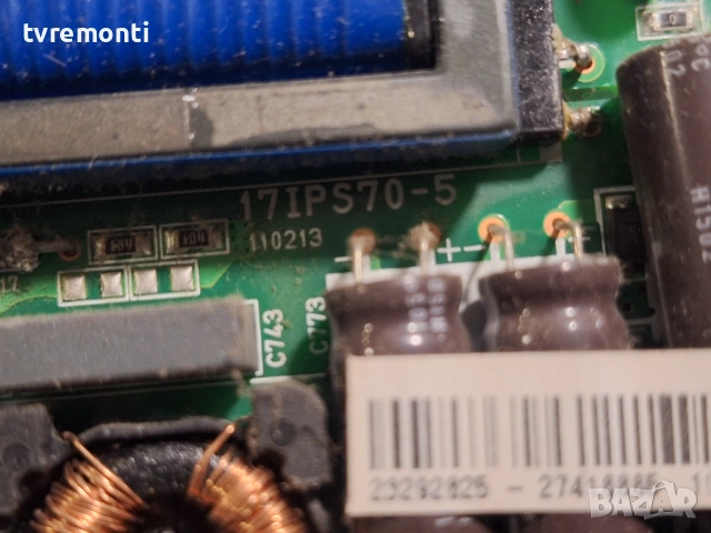 POWER BOARD ,17IPS70-5, ,for FINLUX 28FLYR274LOC for 28inc DISPLAY VES275WNVX-N03, снимка 4 - Части и Платки - 53395841