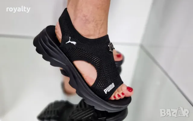 Puma черни дамски сандали , снимка 4 - Сандали - 50394148