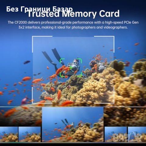 Нова 256GB CFexpress Type B - Професионална Карта за DSLR фотография, снимка 6 - Чанти, стативи, аксесоари - 43686743