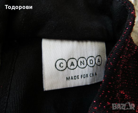 Блуза без ръкави с блестяща нишка, снимка 3 - Потници - 26632364