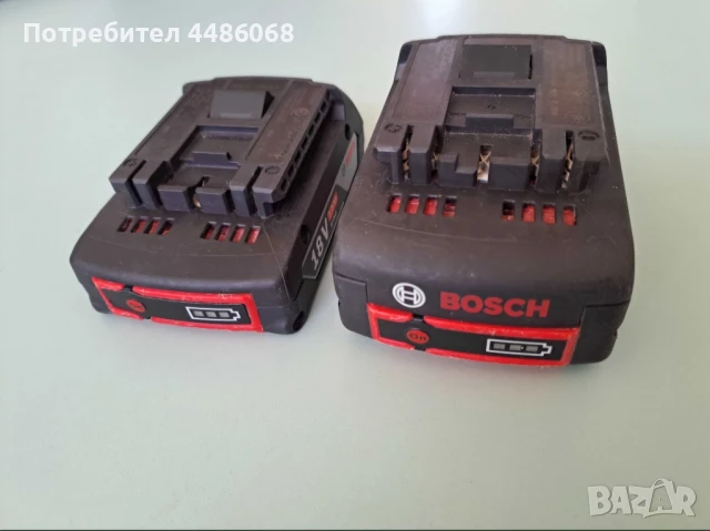 Батерии на BOSCH 18V 2.0Ah и 4.0Аh батерия, снимка 2 - Други инструменти - 50651296