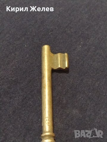 Стар рядък бронзов ключ за КОЛЕКЦИЯ ДЕКОРАЦИЯ 27123, снимка 8 - Други ценни предмети - 43279512
