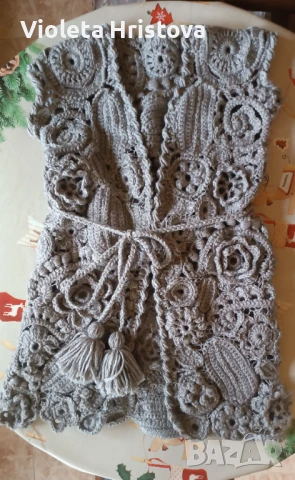 Дамски елек Ирландска дантела