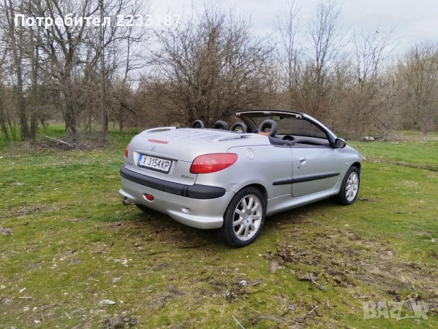 Пежо 206 CC, снимка 5 - Автомобили и джипове - 53596403