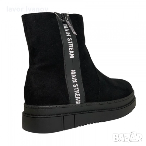 Дамски боти от велур в два различни цвята-НИСКА ЦЕНА - ВИСОКА КАЧЕСТВО, снимка 12 - Дамски боти - 51642049