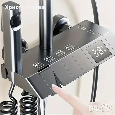 Душ система със смесител с дисплей Термостатен душ пита, снимка 2 - Душове - 47832998