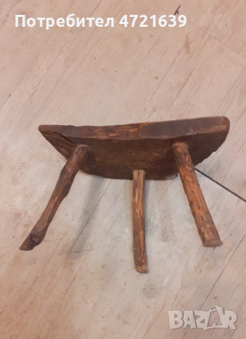 Столче трикрако дърво старо , снимка 10 - Антикварни и старинни предмети - 53259895