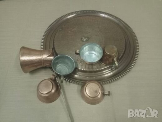 Продавам меден комплект за кафе , снимка 6 - Сервизи - 27251590