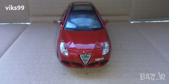 Bburago Alfa Romeo Giulietta - Мащаб 1:32, снимка 8 - Колекции - 36562966