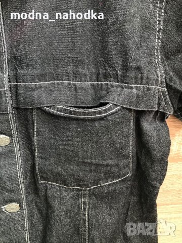 Дънково унисекс елече с къс ръкав и копчета, снимка 3 - Други - 37203817