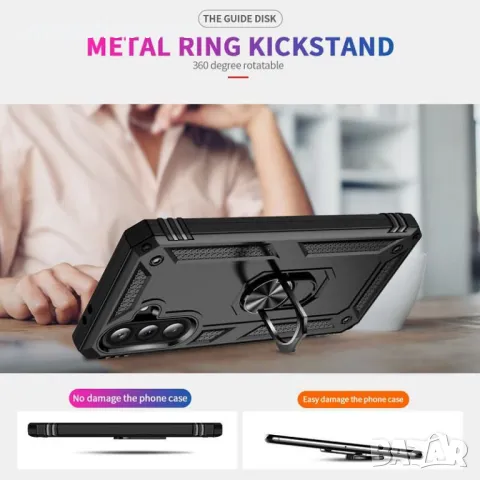 Удароустойчив Кейс RingCase за Samsung Galaxy A36 / A56, снимка 6 - Калъфи, кейсове - 50179527