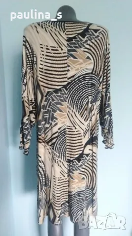 Два броя / Клоширана еластична рокля тип туника "nermod" и "miXXim" / голям размер , снимка 14 - Туники - 32962993