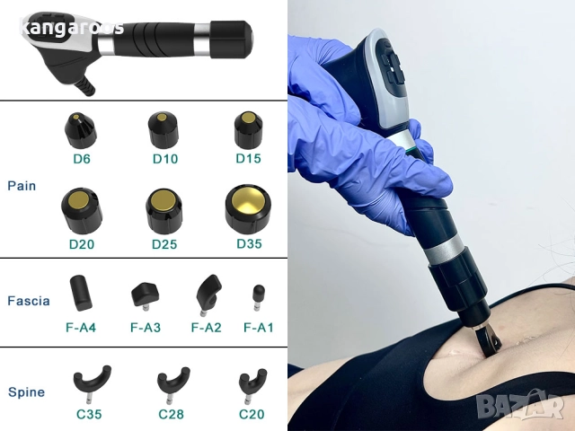 Апарати за ударно вълнова (шокуейв ) терапия и ултразвук AresPro Shockwave & Ultrasound 2in1, снимка 3 - Медицинска апаратура - 51862682