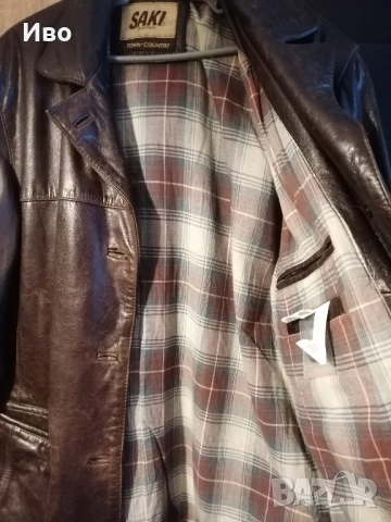 Кожено яке *Saki®* XL, снимка 4 - Якета - 52494353