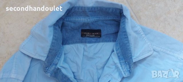 Zara мъжка спортна риза, снимка 3 - Ризи - 33162392
